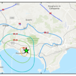 Mappa d’intensità per il sisma M3.2 avvenuto il 6/6/2025 alle 19:31:06